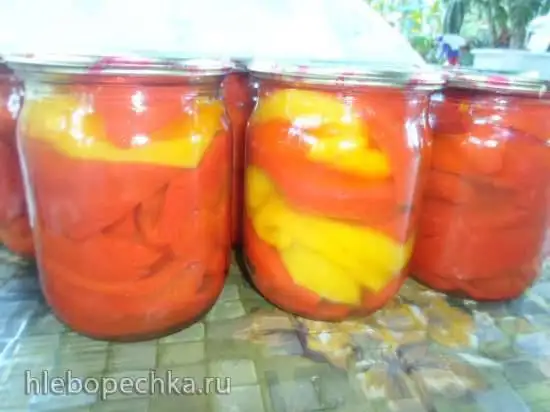Сладкий перец с маслом и медом