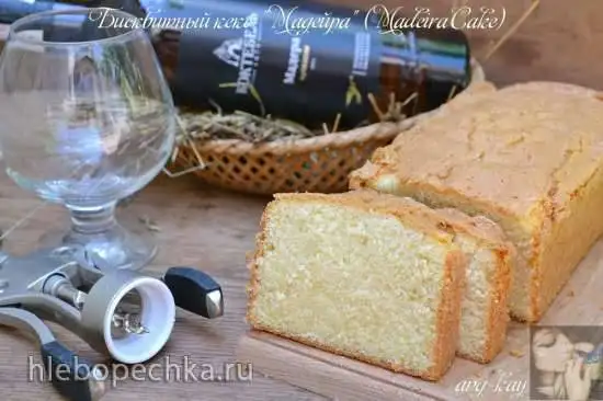 Бисквитный кекс «Мадейра» (Madeira Cake)