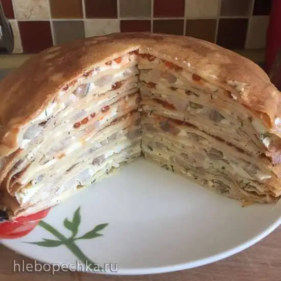 Блинный торт «Закусочный»