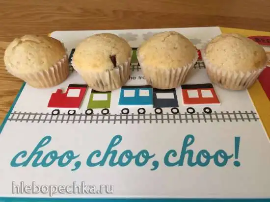 Мини маффины с шоколадной крошкой для любимых деток