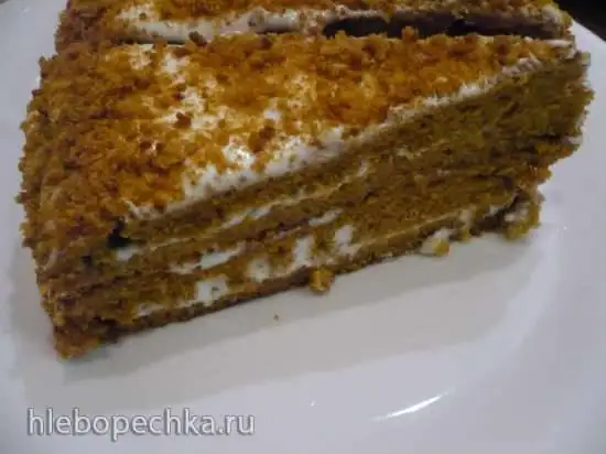 Быстрый медовик из наливного теста (варианты выпечки в разных приборах)