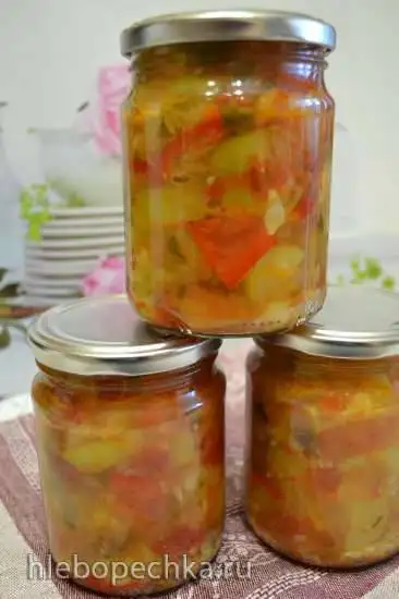 Соте из кабачков (на каждый день и консервация на зиму)