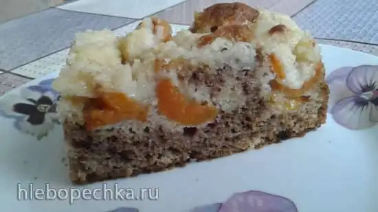 Фруктовый пирог со штрейзелем