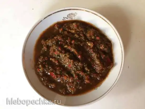 Аджика витаминная без варки