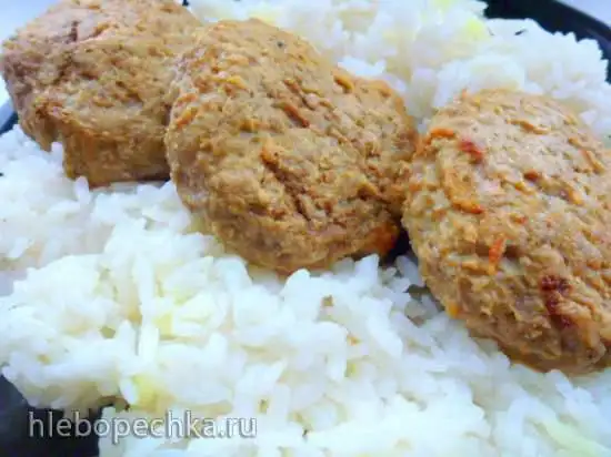 Котлеты «Молочные реки» в рисовых берегах