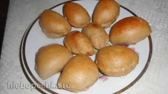 Пирожки диетические с капустой (тесто и начинка с использованием псиллиума)