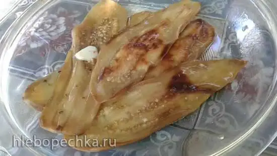 Язычки из баклажанов в медовом маринаде