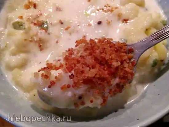 Картофельный салат с хрустящим дипом по рецепту Джейми Оливера