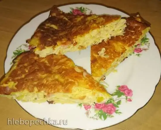Пирог капустный заливной, вариант N1