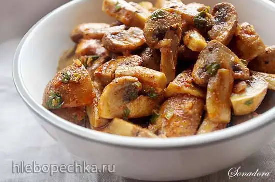 Шампиньоны маринованные «Пикантные»