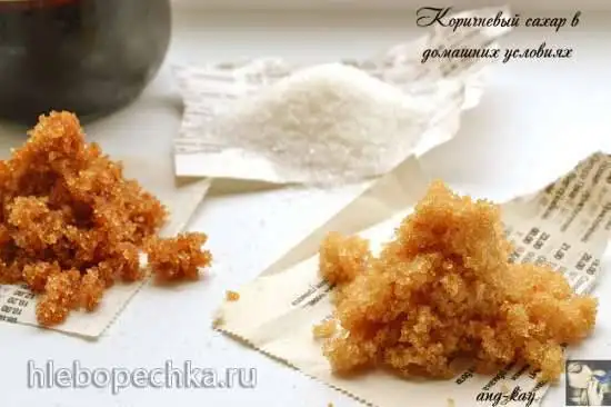 Коричневый сахар в домашних условиях