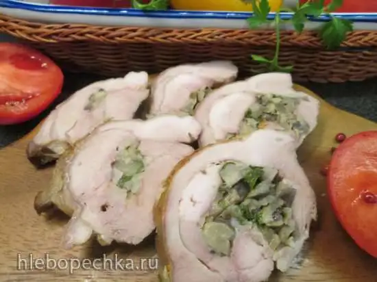 Рулет из индейки - закуска и основное блюдо