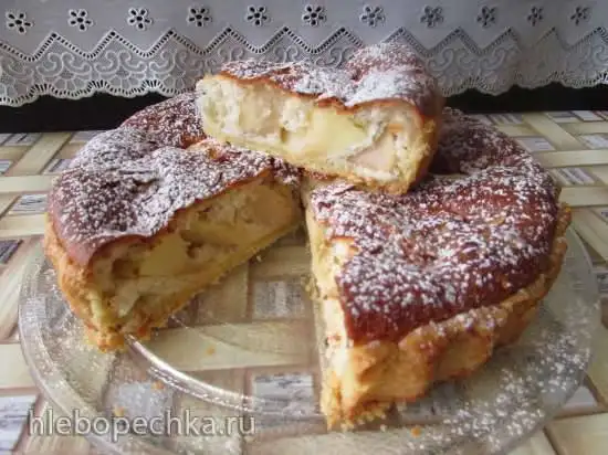 Пирог «Яблочные дольки»