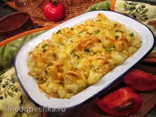 Запеканка из картофеля и цветной капусты