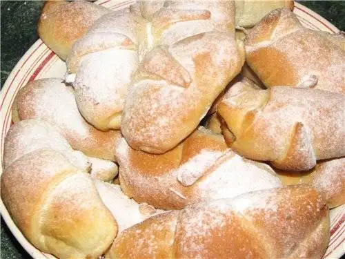 Рогалики дрожжевые