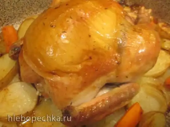 Курица с золотой корочкой