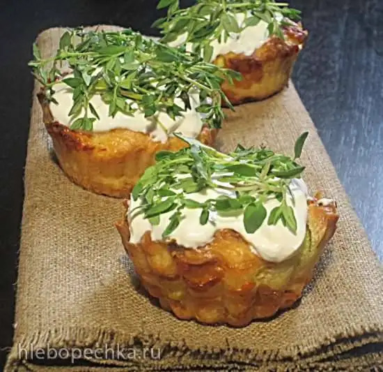 Маффины с кабачком и брынзой на закуску
