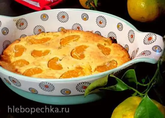 Мандариновая запеканка по-базельски