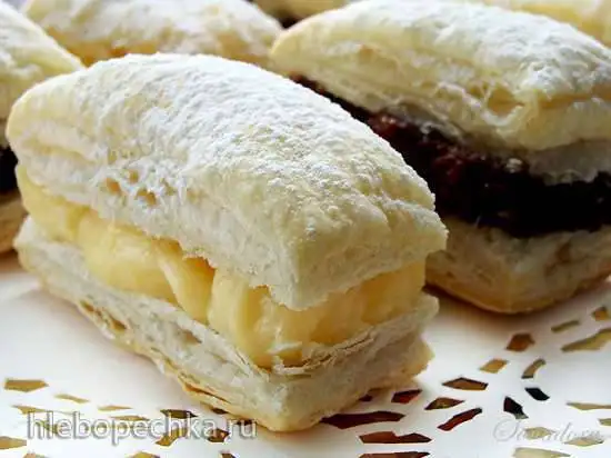 Итальянское пирожное Споркамусс с кремом (Sporcamuss alla crema)