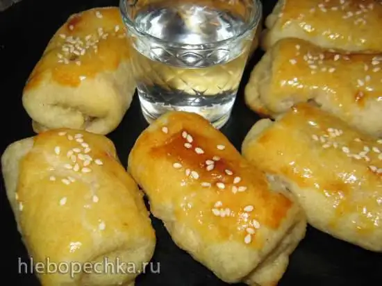 Закусочные рулетики с курицей