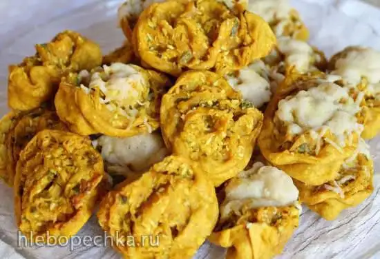 Алу патры запеченные (картофельные рулетики)