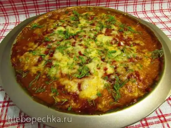 Телятина, запечённая под «Соусом аля Долмио»