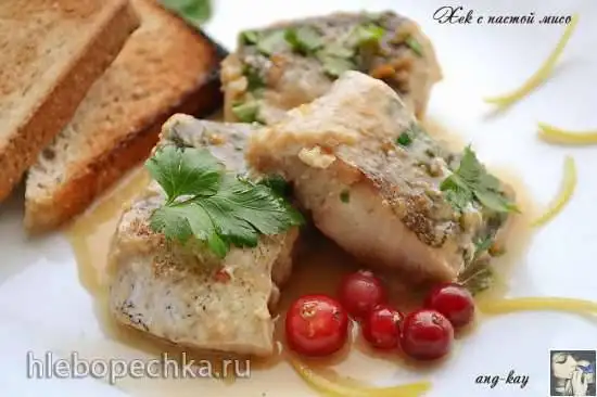 Хек с пастой мисо