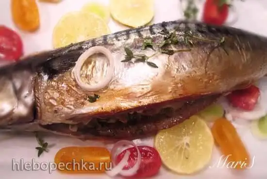 Скумбрия, запеченная по-восточному