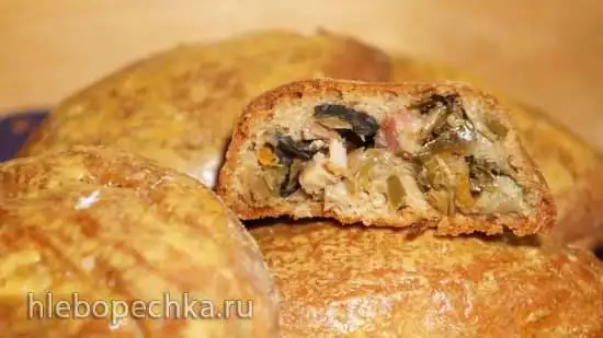 Пирожки ржаные дрожжевые (ржаники)