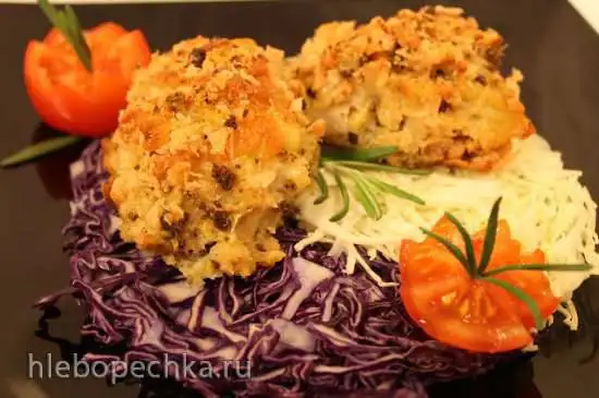 Индейка в корочке из моцареллы