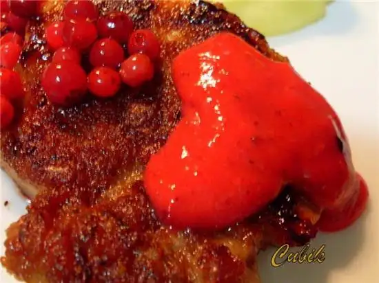 Брусничный взвар (к мясу)
