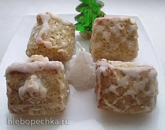 Кексы «Пряничные домики» ( без яиц)