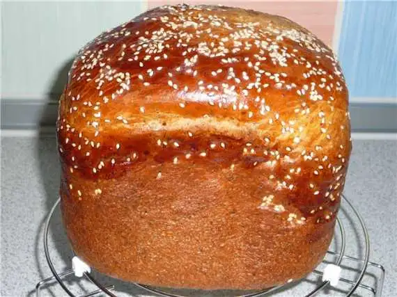 Сдобная булка (хлебопечка)