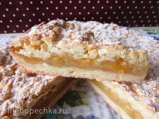 Лимонно-яблочный пирог (по рецепту Ирины Аллегровой)