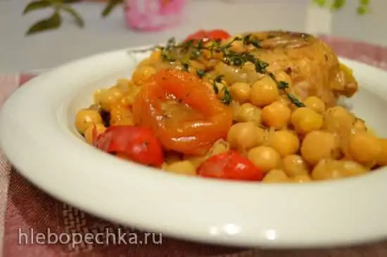 Перепела «бедана» с нутом и курагой
