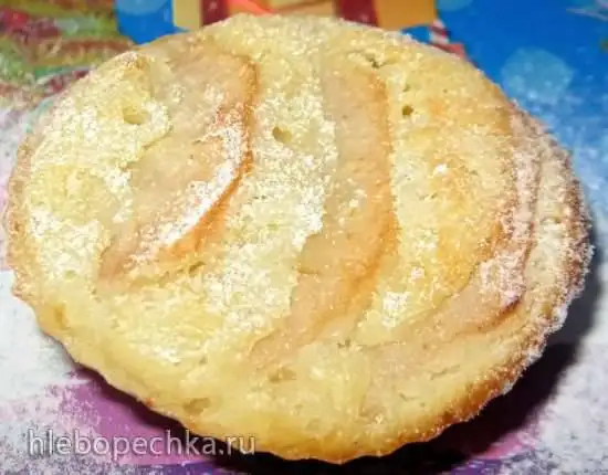 Маффины с грушей