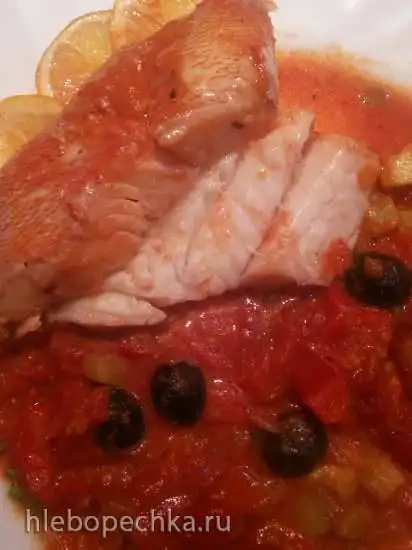 Морской окунь по-провански