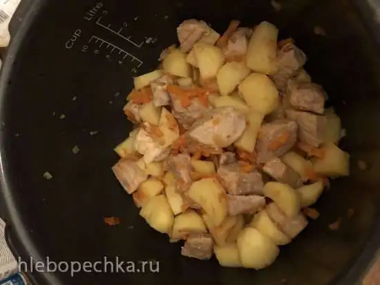 Жаркое из свинины в Element el'chef FWA01PW