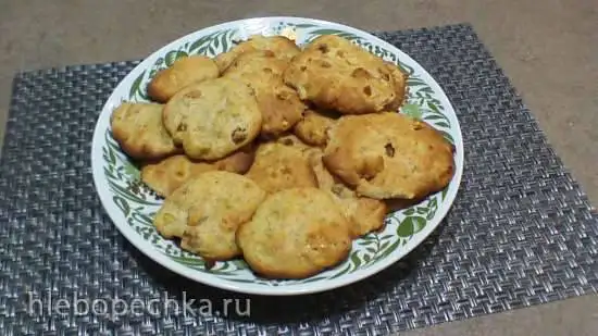 Яблочно-миндальное печенье