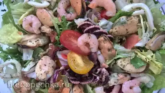 Салат «Морской коктейль» для любимого мужа