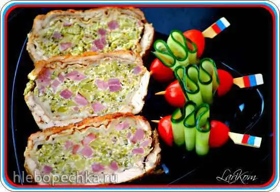 Рулет «Офицеру на Масленицу»