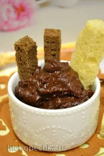 Крем из авокадо с финиками и какао (постный, вегетарианский)