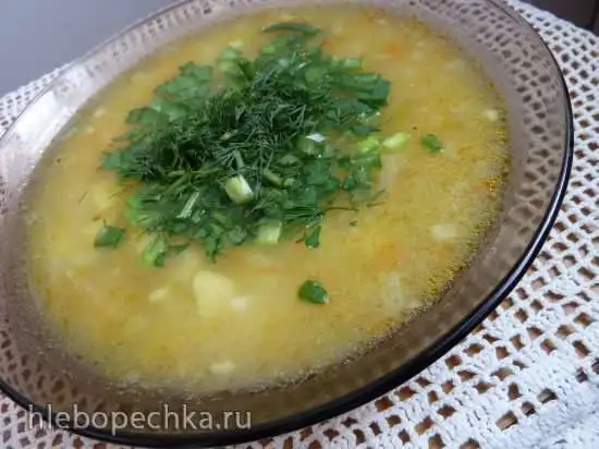 Постный солнечный суп