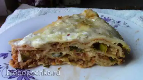 Вегетарианская лазанья