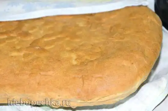 Пирог с капустой пресный на сметане