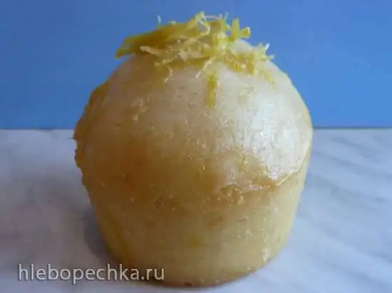 Лимонные кексы с мёдом