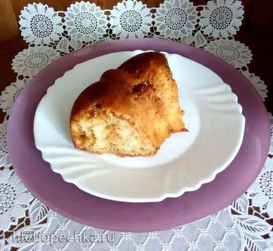 Кекс на кефире с джемом