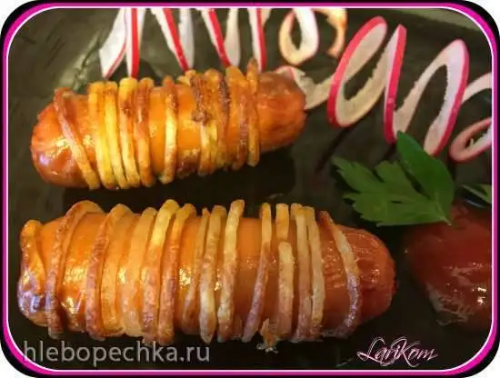 Сосиски в картофельной стружке