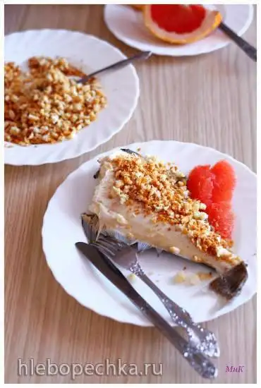 Палтус отварной с пряными хлебными крошками