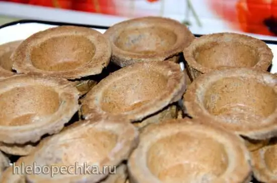 Тарталетки с льняной и рисовой мукой